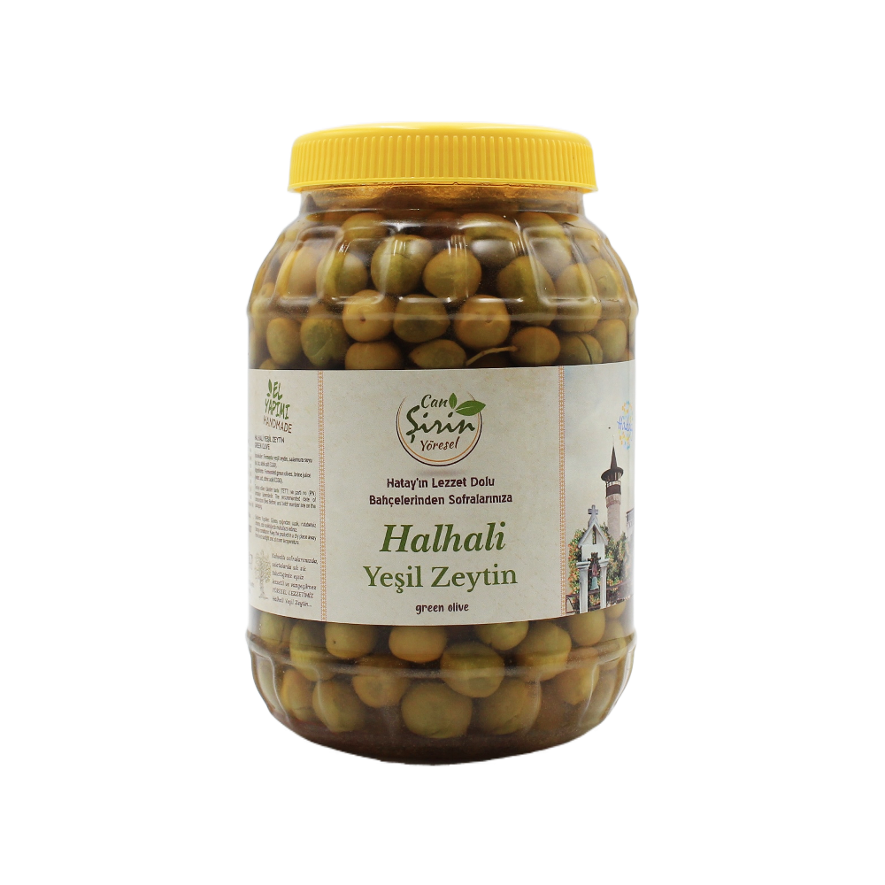 Hatay Yeşil Halhali Zeytin 1kg