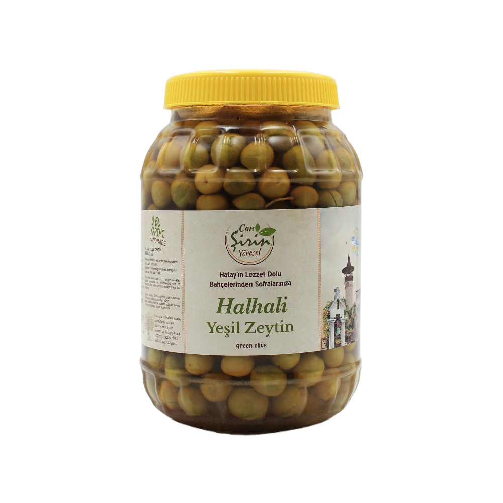 Hatay Yeşil Halhali Zeytin 1kg