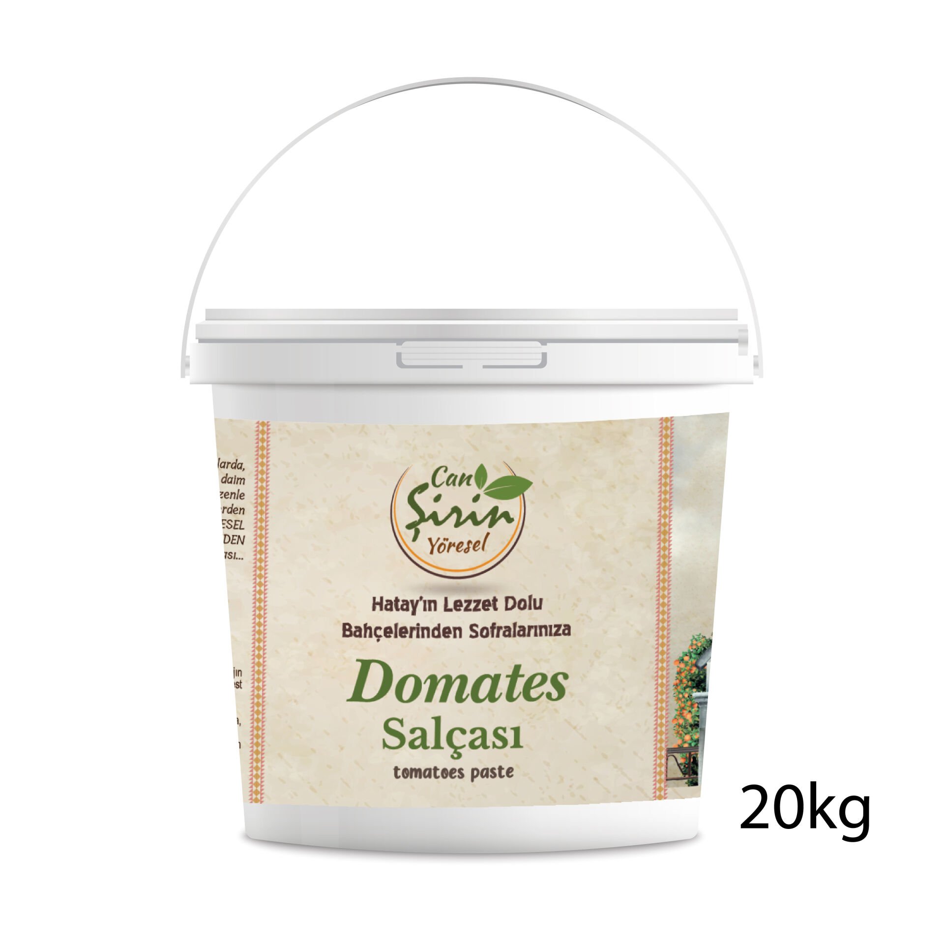 Hatay Domates Salçası 20kg (Kova)